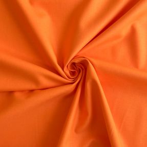 Cotton poplin tangerine