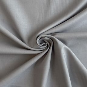 Cotton poplin metal grey