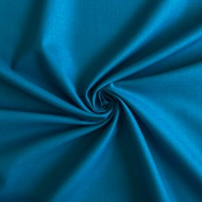 Cotton poplin ocean blue