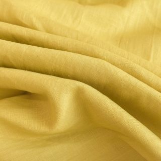 Linen enzyme washed 170 g yellow