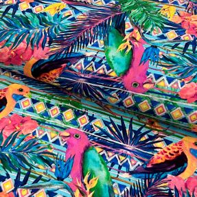 Viscose STRETCH Jungle digital print