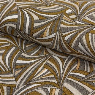 Decoration fabric jacquard Tamise gold