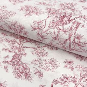 Cotton fabric Acajou rouge