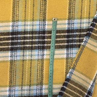 Coat fabric Big squares YELLOW