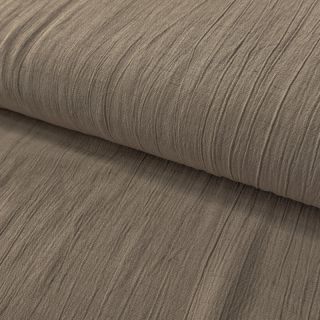 Linen viscose CRINCLE taupe