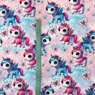 Sweat fabric Happy horse design C digital print