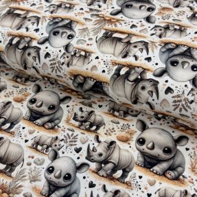 Jersey Wildlife doll eyes design B digital print